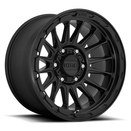 KMC KM706 IMPACT Satin Black 20x10 +40 5x112mm 66.6mm - WheelWiz