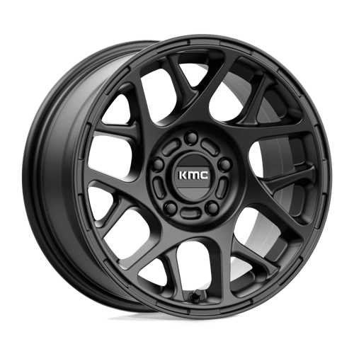 KMC KM708 BULLY Satin Black 16x7.5 +12 5x114.3mm 72.6mm - Wheelwiz