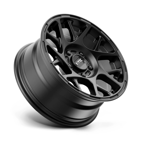 KMC KM708 BULLY Satin Black 18x8 +20 5x112mm 66.6mm - Wheelwiz