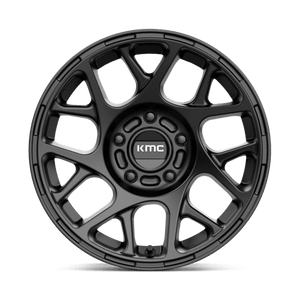 KMC KM708 BULLY Satin Black 15x7 +10 5x100mm 72.6mm - WheelWiz