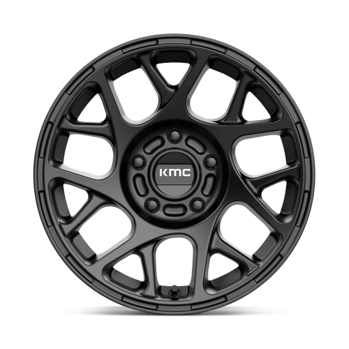KMC KM708 BULLY Satin Black 15x7 +10 5x114.3mm 72.6mm - WheelWiz