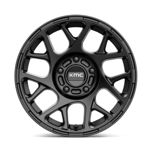 KMC KM708 BULLY Satin Black 16x7.5 +12 5x114.3mm 72.6mm - Wheelwiz