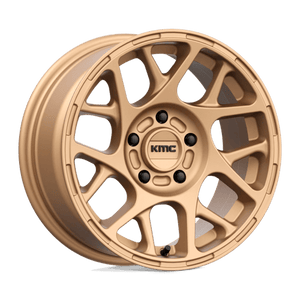 KMC KM708 BULLY Matte Bronze 18x8 +20 5x112mm 66.6mm - Wheelwiz