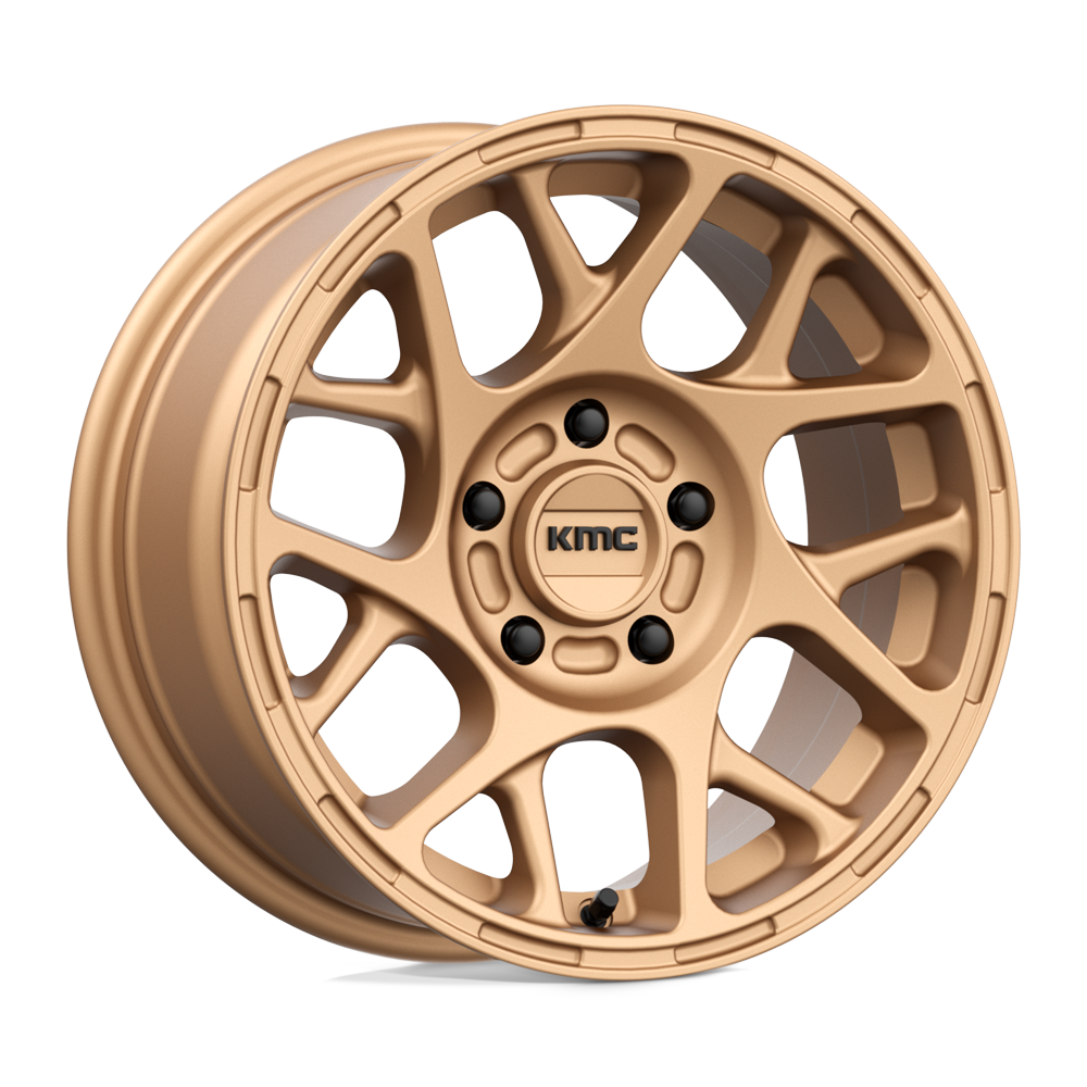KMC KM708 BULLY Matte Bronze 16x7.5 +30 5x110mm 72.6mm - WheelWiz