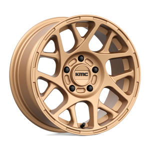 KMC KM708 BULLY Matte Bronze 16x7.5 +30 5x110mm 72.6mm - WheelWiz