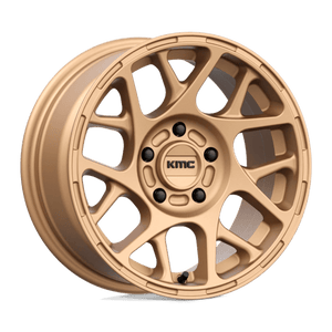 KMC KM708 BULLY Matte Bronze 17x8 +20 5x120mm 74.1mm - Wheelwiz