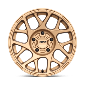 KMC KM708 BULLY Matte Bronze 17x8 +20 5x120mm 74.1mm - Wheelwiz