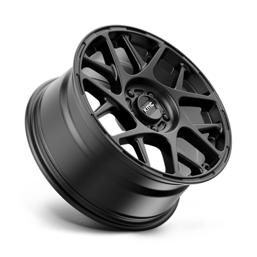 KMC KM708 BULLY Satin Black 17x8 +38 5x120mm 74.1mm - Wheelwiz