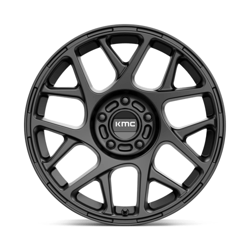 KMC KM708 BULLY Satin Black 17x8 +38 5x108mm 72.6mm - Wheelwiz