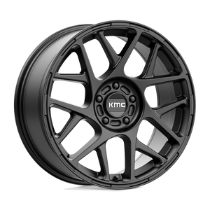 KMC KM708 BULLY Satin Black 18x8 +38 5x110mm 72.6mm - WheelWiz