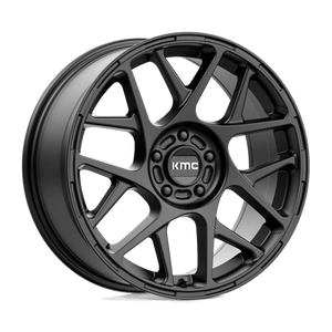 KMC KM708 BULLY Satin Black 18x8 +38 5x114.3mm 72.6mm - WheelWiz