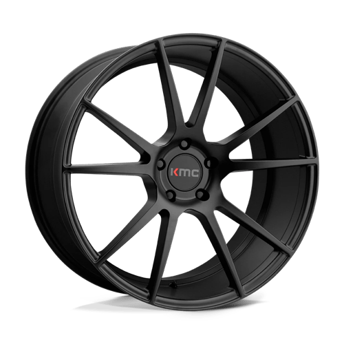KMC KM709 FLUX Satin Black 20x10 +40 5x112mm 66.6mm - Wheelwiz