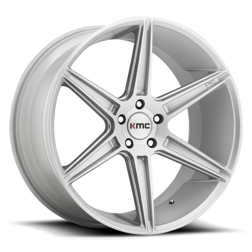 KMC KM711 PRISM Brushed Silver 22x10.5 +40 5x112mm 66.6mm