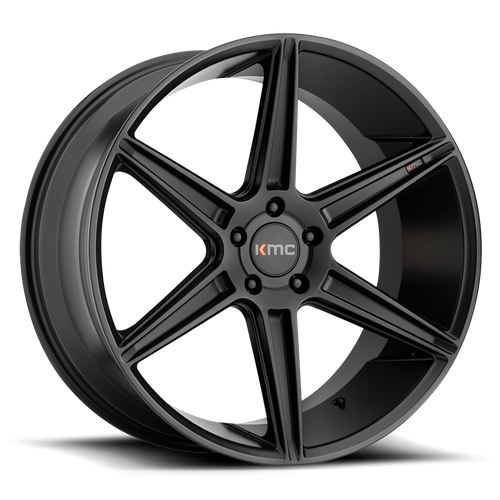 KMC KM711 PRISM Satin Black 20x10.5 +45 5x114.3mm 72.6mm