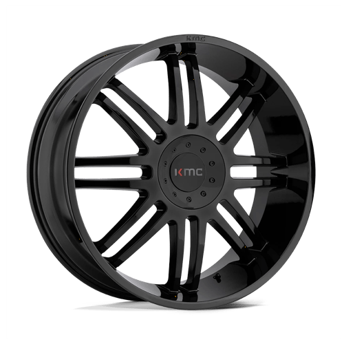 KMC KM714 REGULATOR Gloss Black 22x9.5 +30 6x135|6x139.7mm 100.3mm - Wheelwiz