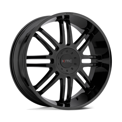 KMC KM714 REGULATOR Gloss Black 22x9.5 +30 5x114.3|5x120mm 74.1mm - Wheelwiz