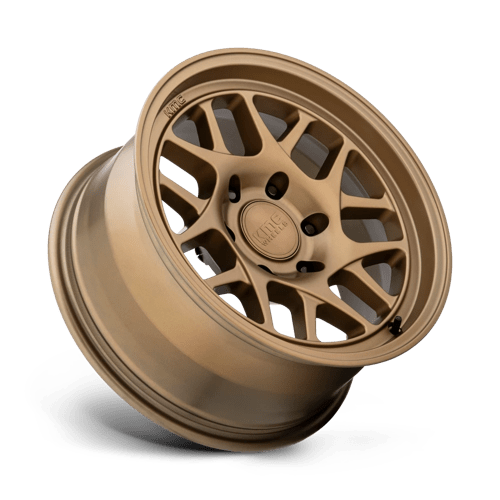 KMC KM717 BULLY OL Matte Bronze 17x7 +10 5x139.7mm 108mm - WheelWiz