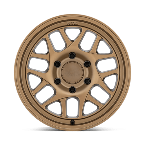 KMC KM717 BULLY OL Matte Bronze 17x7 +10 5x139.7mm 108mm - WheelWiz