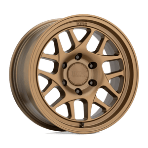 KMC KM717 BULLY OL Matte Bronze 17x8.5 +18 6x120mm 66.9mm - Wheelwiz