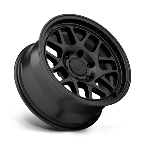 KMC KM717 BULLY OL Satin Black 17x8.5 +18 5x127mm 71.5mm - Wheelwiz