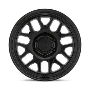 KMC KM717 BULLY OL Satin Black 17x8.5 0 5x127mm 71.5mm - Wheelwiz