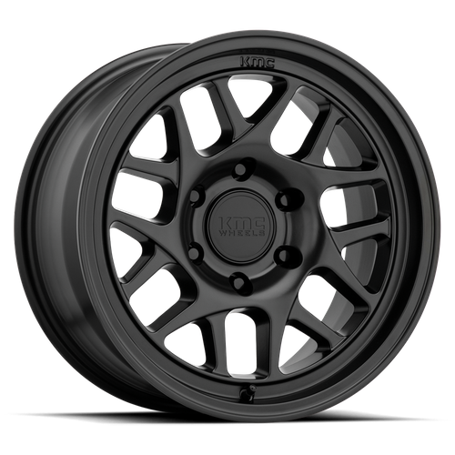 KMC KM717 BULLY OL Satin Black 17x8.5 +18 6x139.7mm 106.1mm