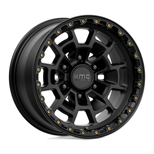 KMC KM718 SUMMIT Satin Black 16x8 0 6x120mm 66.9mm - Wheelwiz