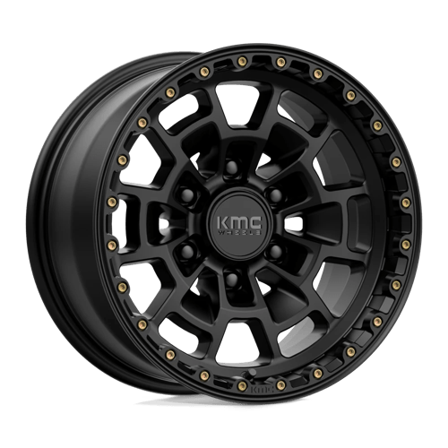 KMC KM718 SUMMIT Satin Black 16x8 0 6x139.7mm 106.1mm - Wheelwiz