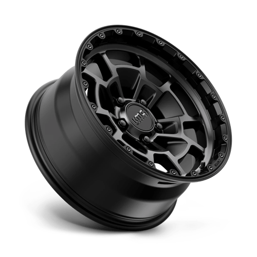 KMC KM718 SUMMIT Satin Black W/ Gray Tint 17x8.5 0 5x127mm 71.5mm - Wheelwiz