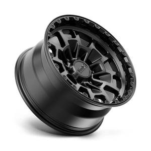 KMC KM718 SUMMIT Satin Black W/ Gray Tint 17x8.5 0 6x135mm 87.1mm - Wheelwiz
