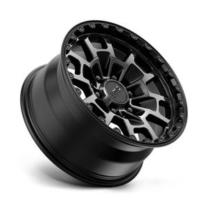 KMC KM718 SUMMIT Satin Black W/ Gray Tint 17x8.5 +18 6x135mm 87.1mm - Wheelwiz