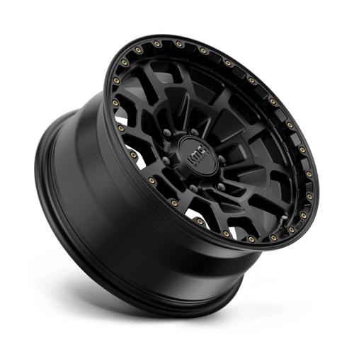 KMC KM718 SUMMIT Satin Black 17x8.5 +18 6x139.7mm 106.1mm - Wheelwiz