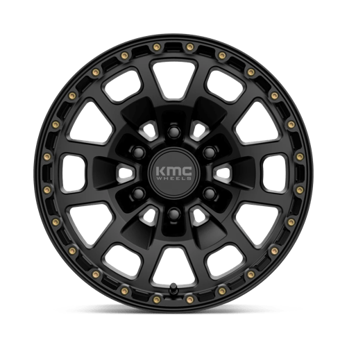 KMC KM718 SUMMIT Satin Black 17x8.5 +18 6x135mm 87.1mm - Wheelwiz