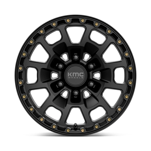 KMC KM718 SUMMIT Satin Black 17x8.5 +18 6x139.7mm 106.1mm– Wheelwiz