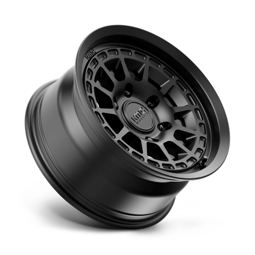 KMC KM719 CANYON Satin Black 17x8 +20 6x139.7mm 106.1mm - Wheelwiz