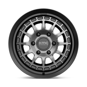 KMC KM719 CANYON Satin Black W/ Gray Tint 17x8 +35 6x139.7mm 100.3mm - Wheelwiz