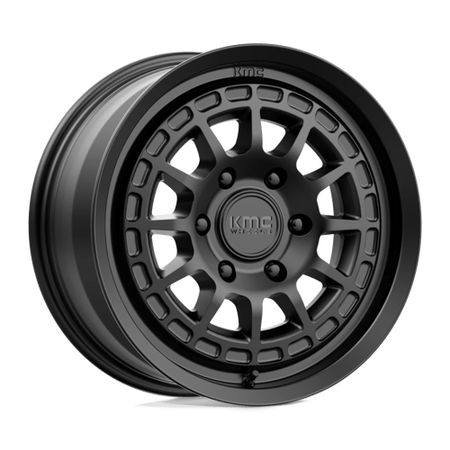KMC KM719 CANYON Satin Black 17x8 +35 6x139.7mm 100.3mm - Wheelwiz
