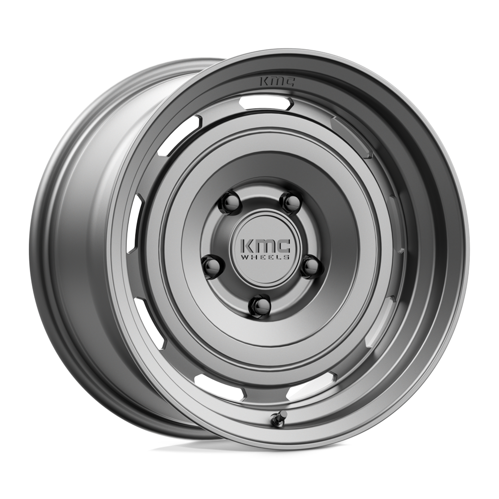 KMC KM720 ROSWELL Matte Anthracite 16x8 00 6x139.7mm 106.1mm - WheelWiz