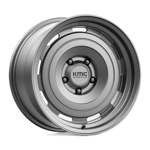 KMC KM720 ROSWELL Matte Anthracite 17x8.5 0 5x127mm 78.1mm - Wheelwiz