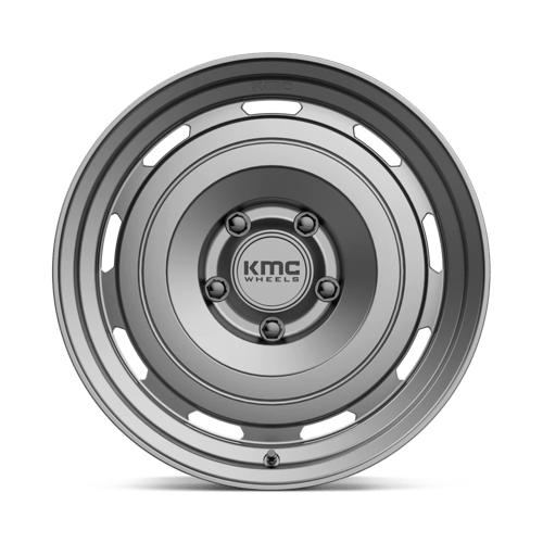 KMC KM720 ROSWELL Matte Anthracite 17x8.5 +18 5x127mm 71.5mm - Wheelwiz