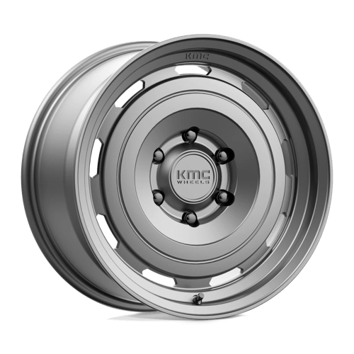 KMC KM720 ROSWELL Matte Anthracite 17x8.5 +18 6x135mm 87.1mm - Wheelwiz