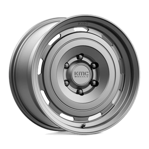 KMC KM720 ROSWELL Matte Anthracite 17x8.5 +18 6x135mm 87.1mm - Wheelwiz