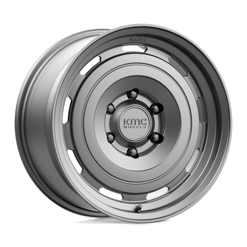 KMC KM720 ROSWELL Matte Anthracite 17x8.5 +18 6x139.7mm 106.1mm - Wheelwiz