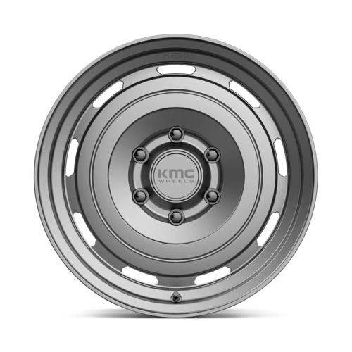 KMC KM720 ROSWELL Matte Anthracite 17x8.5 +18 6x135mm 87.1mm - Wheelwiz