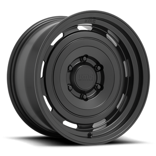 KMC KM720 ROSWELL Satin Black 17x8.5 00 5x127mm 78.1mm - WheelWiz