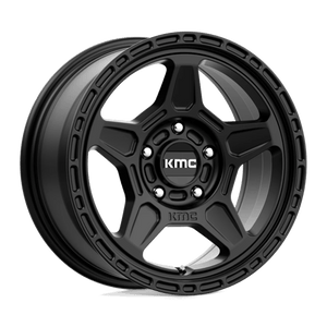 KMC KM721 ALPINE Satin Black 18x8 +20 5x120mm 74.1mm - Wheelwiz