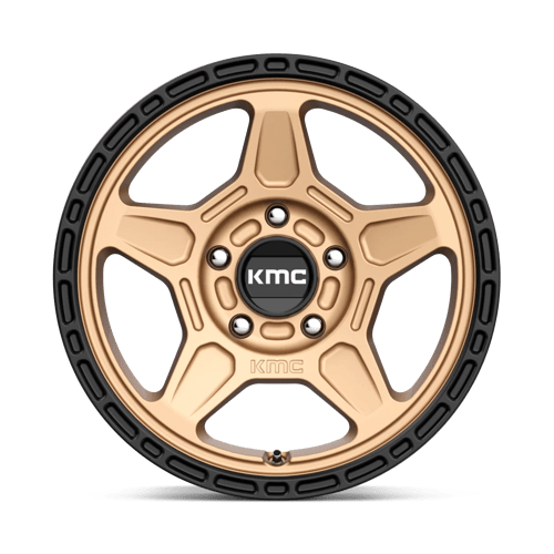 KMC KM721 ALPINE Matte Bronze With Black Lip 15x7 +15 5x100mm 72.6mm - WheelWiz
