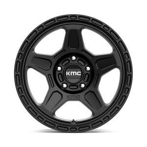 KMC KM721 ALPINE Satin Black 16x7 +15 5x100mm 72.6mm - WheelWiz