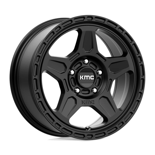 KMC KM721 ALPINE Satin Black 16x7.5 +30 5x110mm 72.6mm - WheelWiz