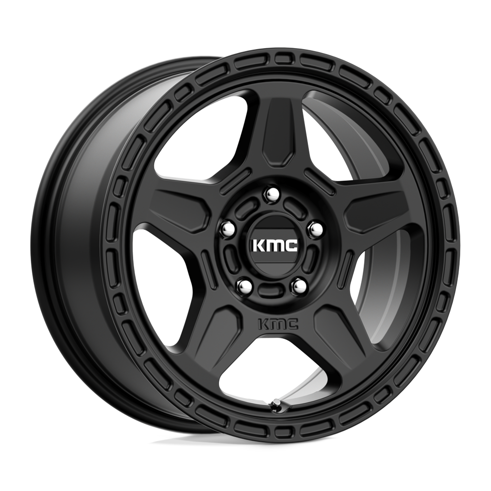KMC KM721 ALPINE Satin Black 16x7.5 +30 5x110mm 72.6mm - WheelWiz